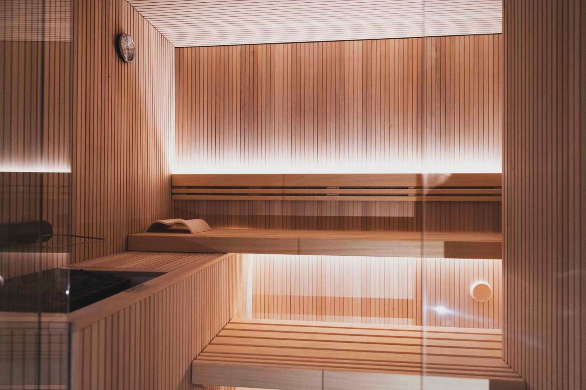 Hotel La Gemma Florença Exterior foto A modern Finnish sauna
